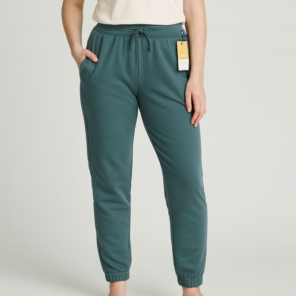 ALL IN MOTION Fleece Jogger in Jade Green Size SMALL  NEW WITH TAGS